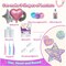 3D String Art Kit for Kids, Christmas Birthday Gifts. Heart Star Round Lantern Toys 20 Multicolored LED Bulbs.